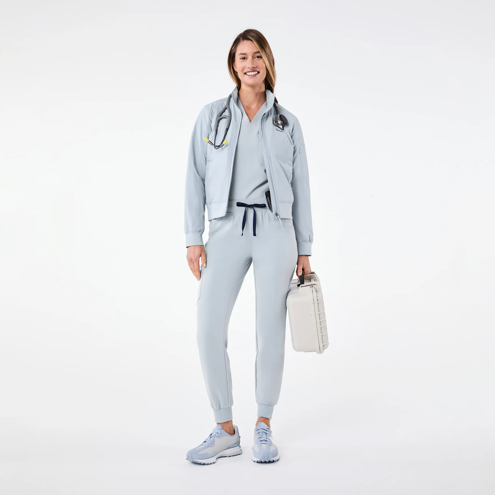 women's Dusty Blue Zamora - Jogger Scrub Pant™ - Image 2