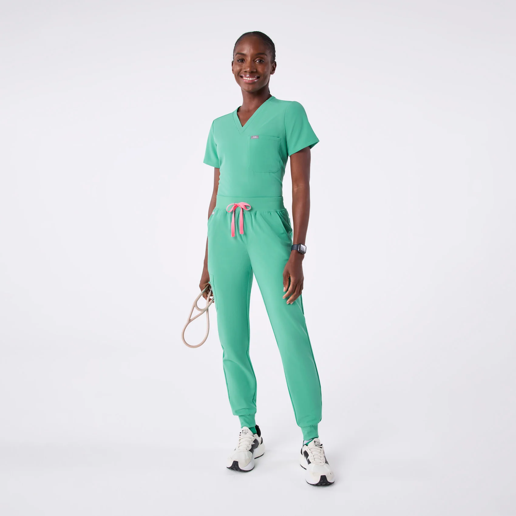 women's Surgical Green Zamora - Jogger Scrub Pant⢠- Image 2