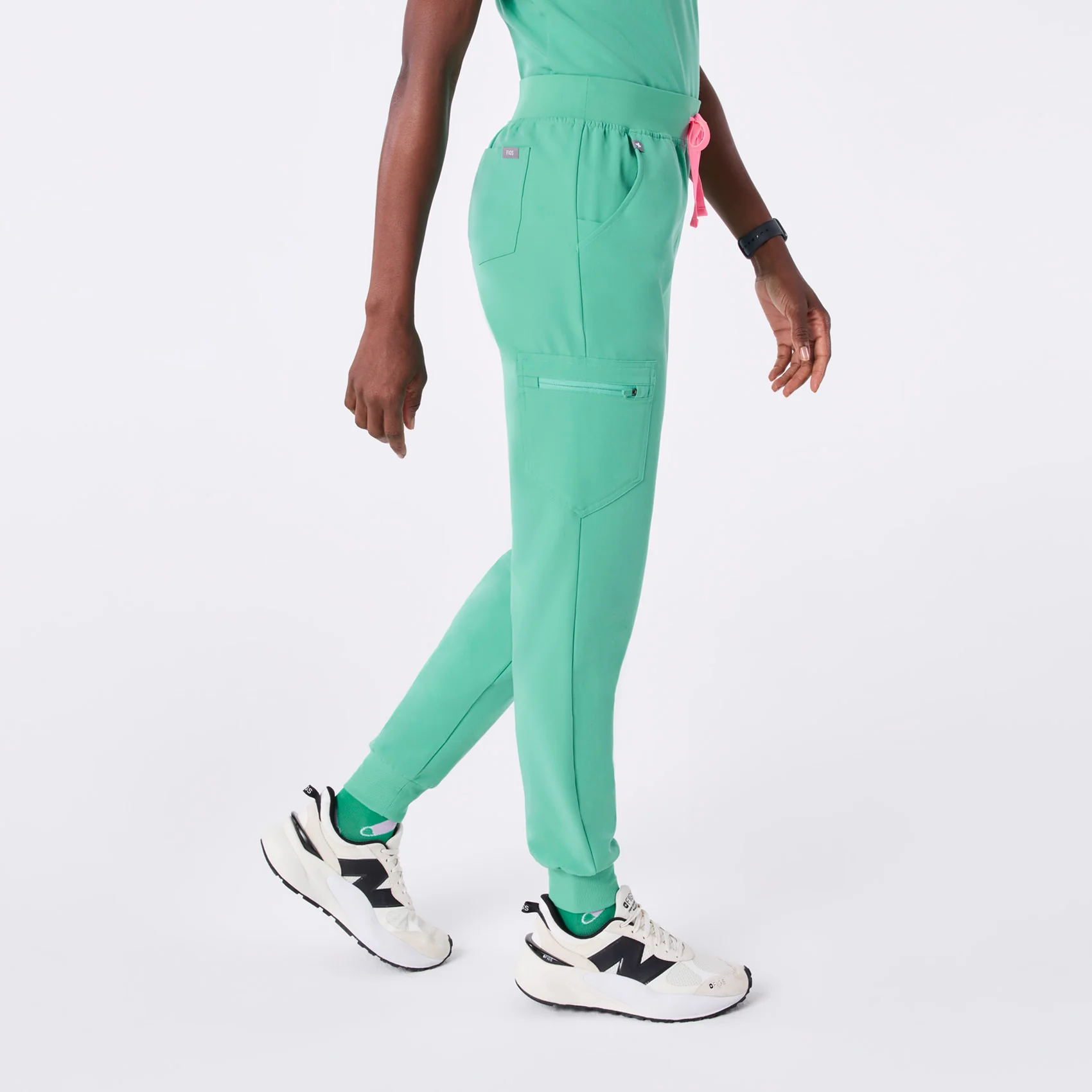 women's Surgical Green Zamora - Jogger Scrub Pant⢠- Image 3