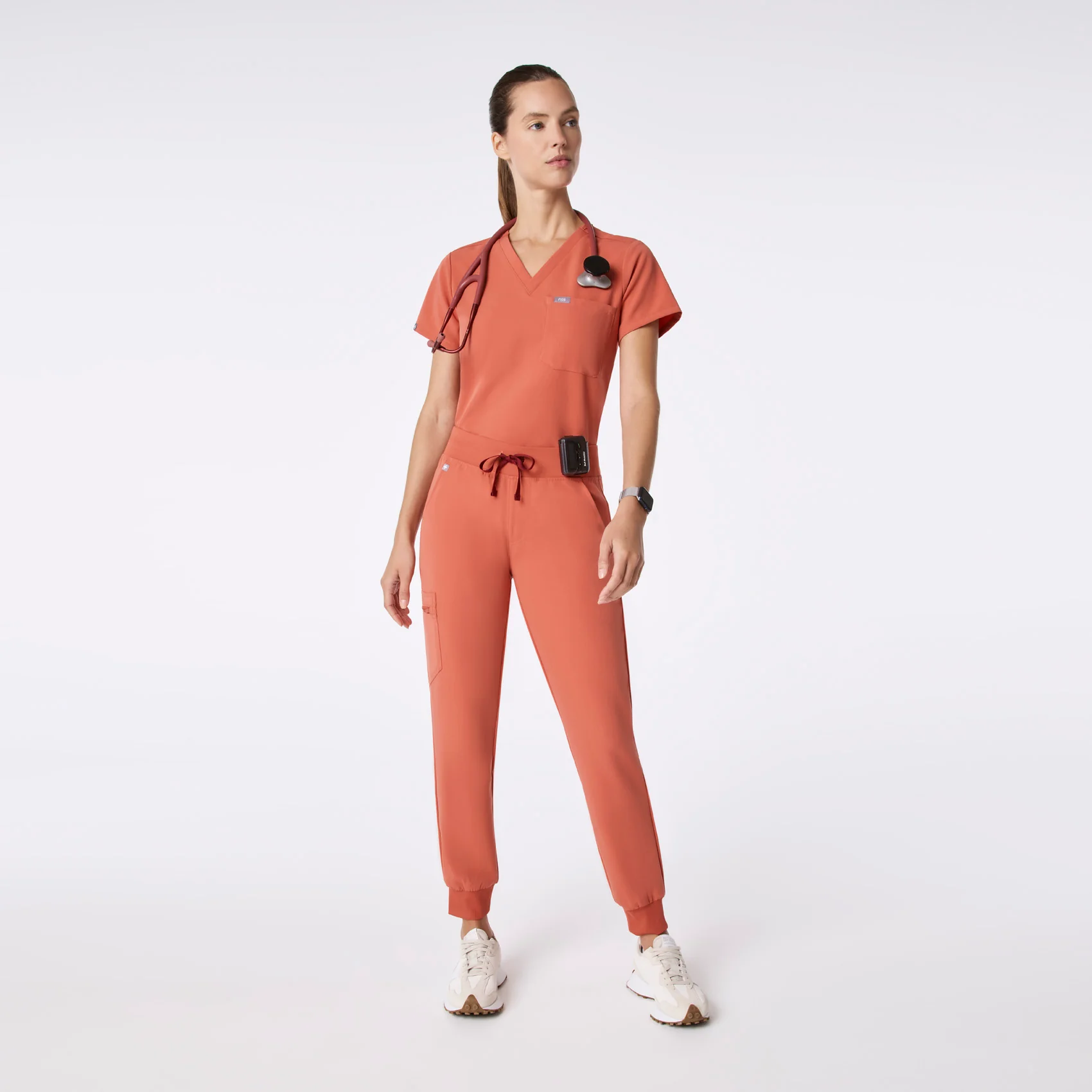 women's Spiced Cider Zamora - Petite Jogger Scrub Pant™ - Image 2