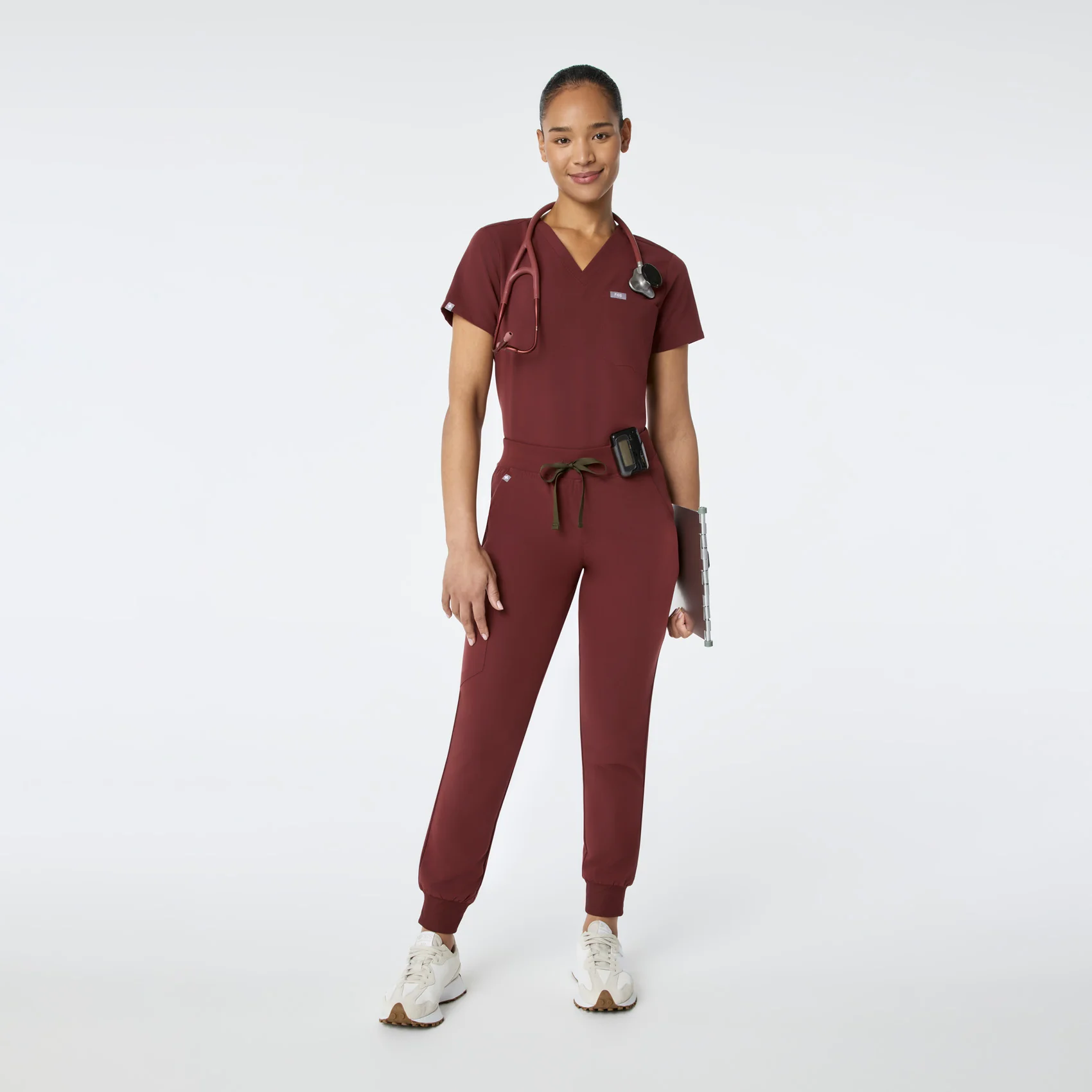 women's Walnut Zamora - Petite Jogger Scrub Pant⢠- Image 2