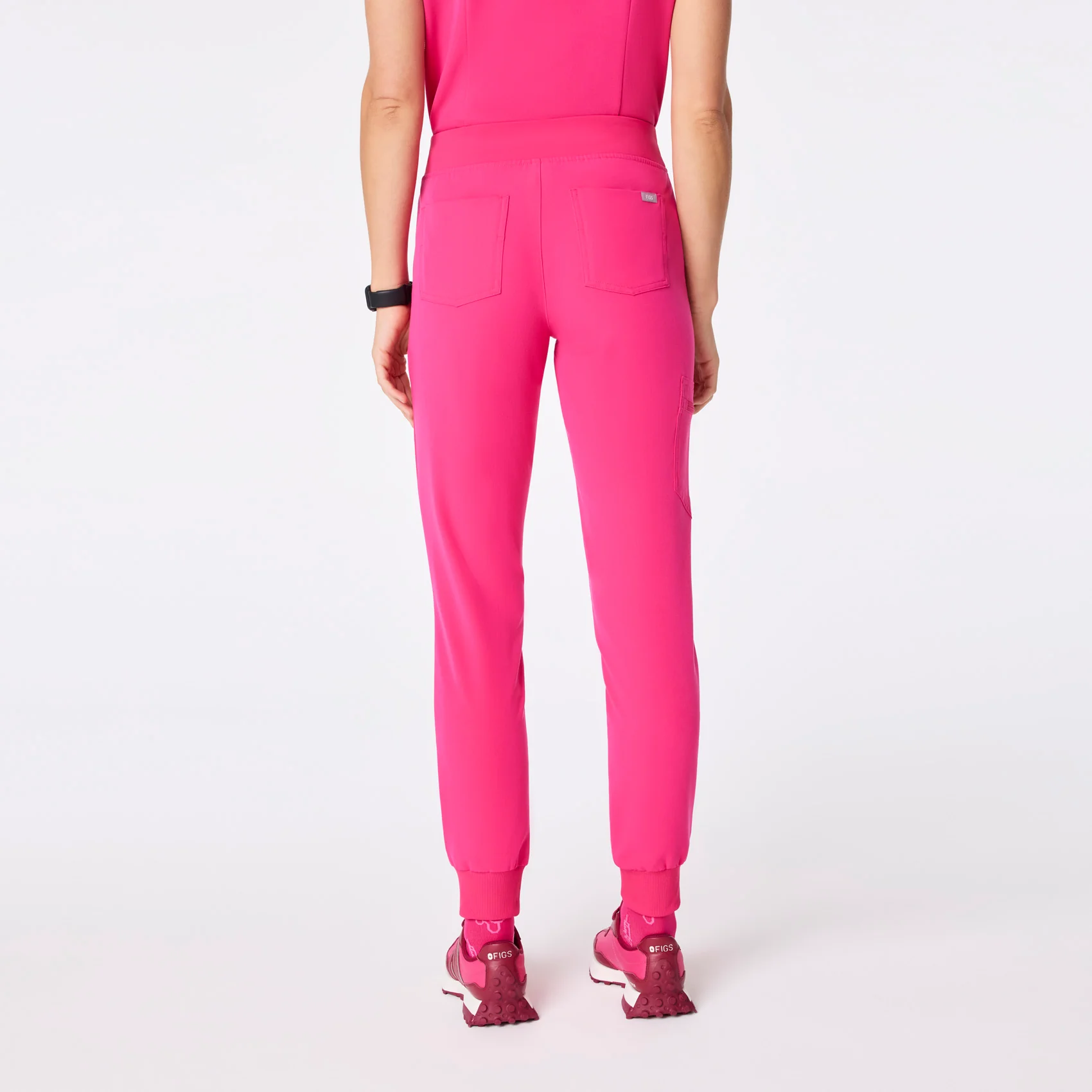 women's Shocking Pink Zamora - Jogger Scrub Pant⢠- Image 4