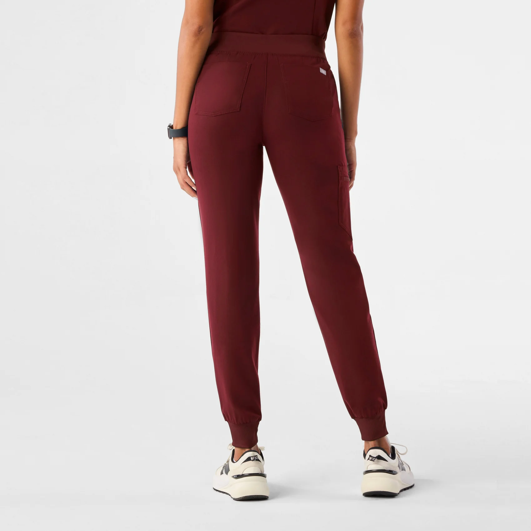Women's Burgundy Zamora™ - Jogger Scrub Pants - Image 4