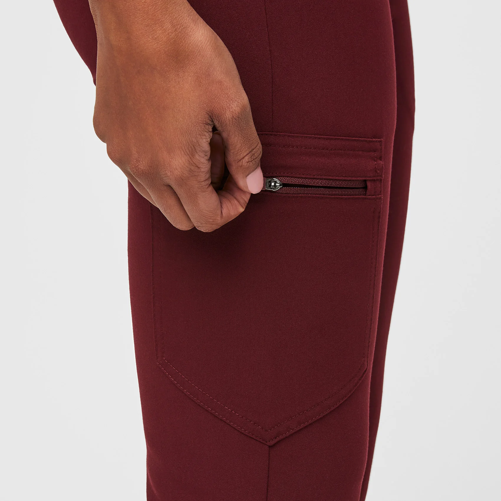 Women's Burgundy Zamora™ - Jogger Scrub Pants - Image 5
