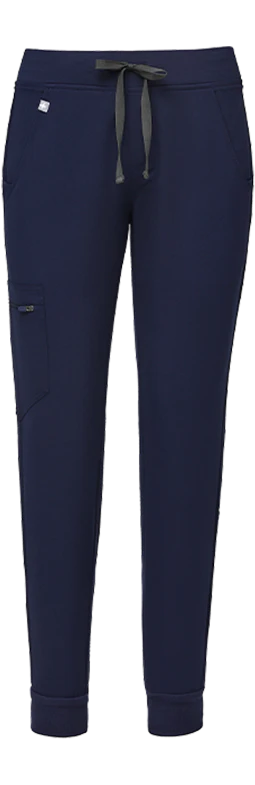 Women's Navy Zamora™ - Petite Jogger Scrub Pants - Image 9