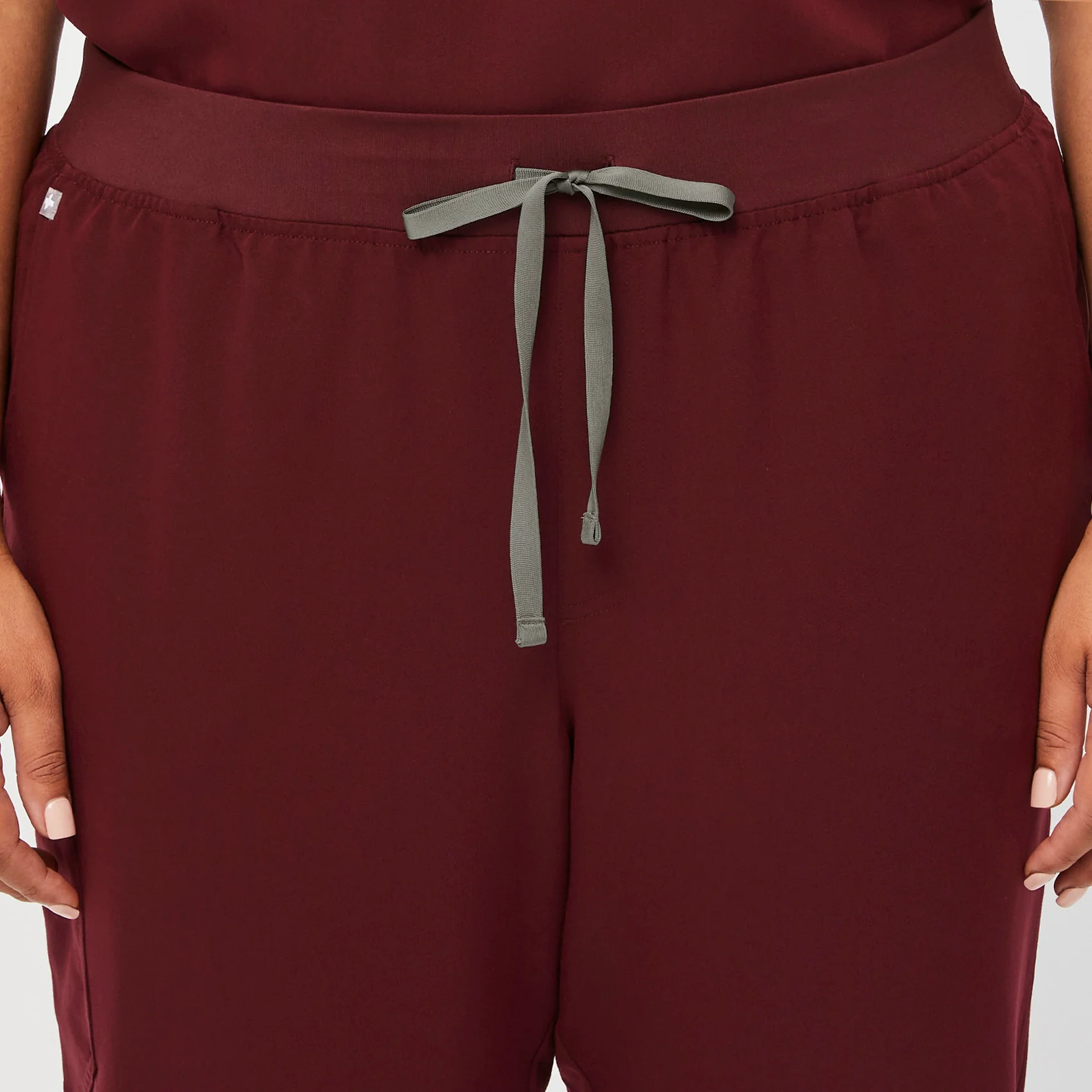 women's Burgundy Zamora™ - Jogger Scrub Pants (3XL - 6XL) - Image 5