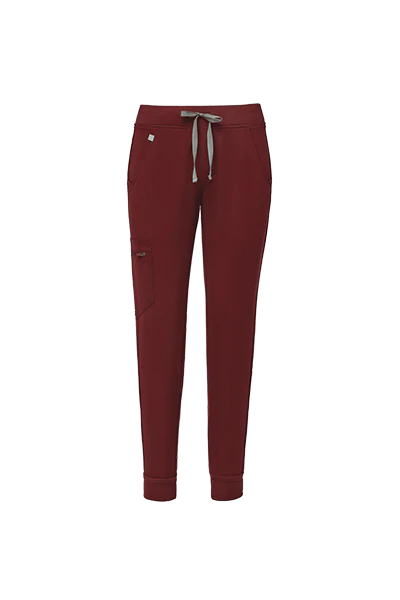 women's Burgundy Zamora™ - Jogger Scrub Pants (3XL - 6XL) - Image 7
