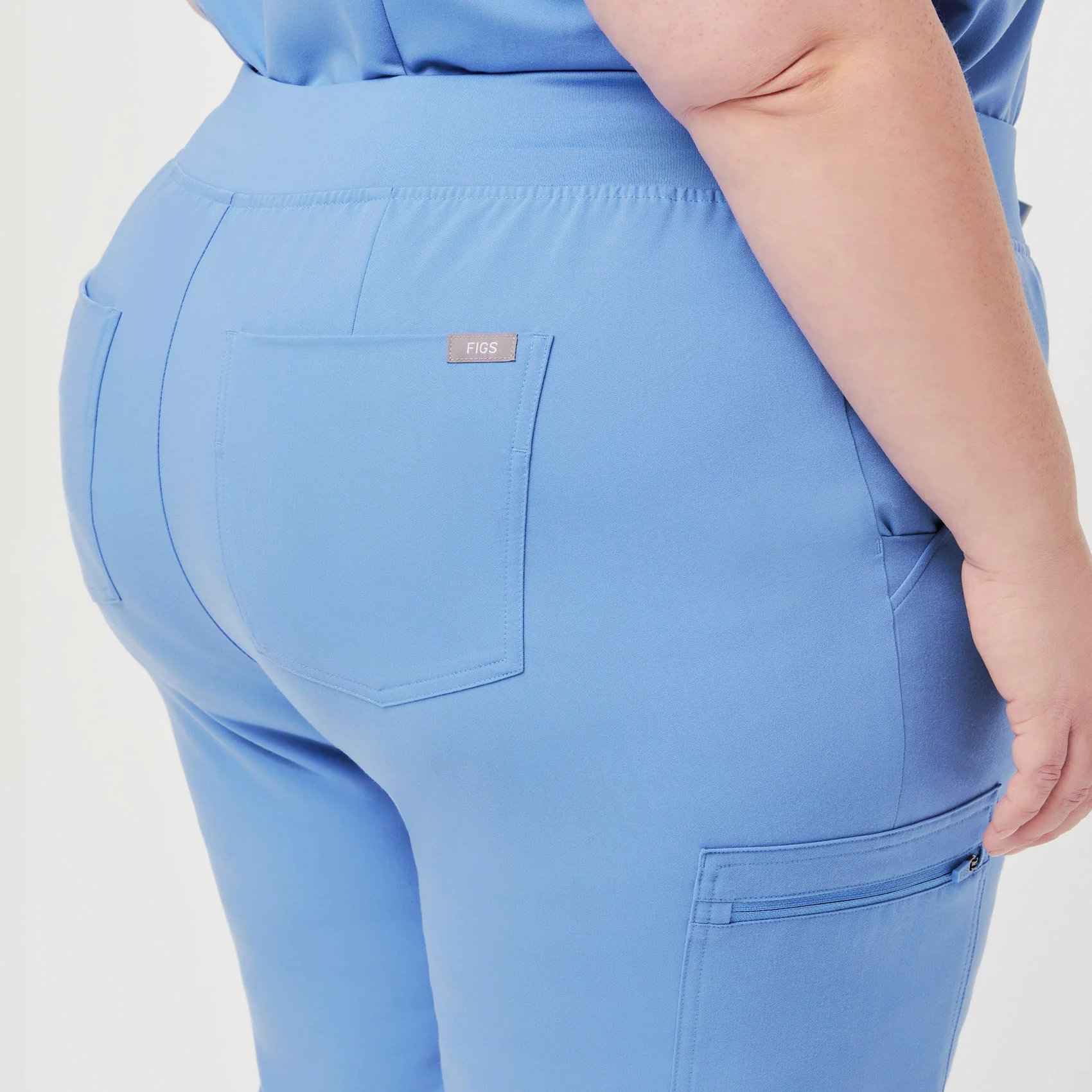 women's Ceil Blue Zamora™ - Jogger Scrub Pants (3XL - 6XL) - Image 4