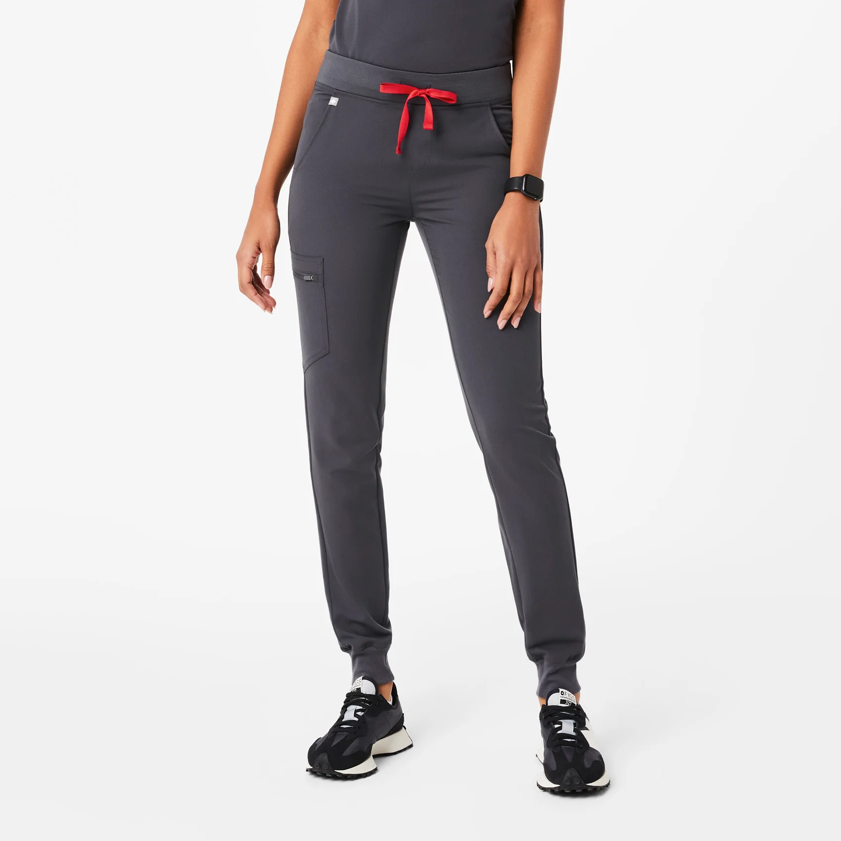 women's Charcoal Zamora™ - Jogger Scrub Pants (3XL - 6XL)