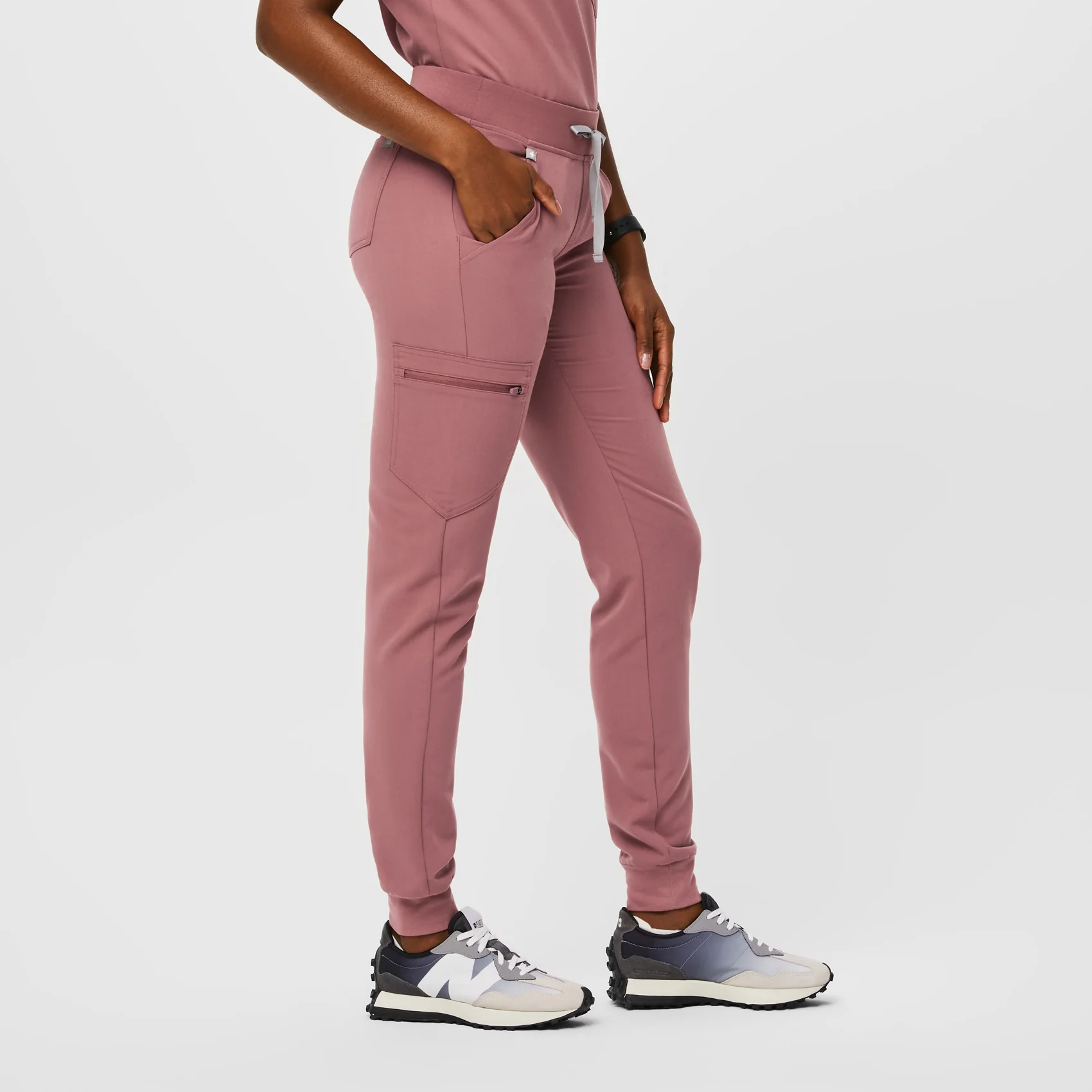 women's Mauve Zamora™ - Jogger Scrub Pants (3XL - 6XL) - Image 3