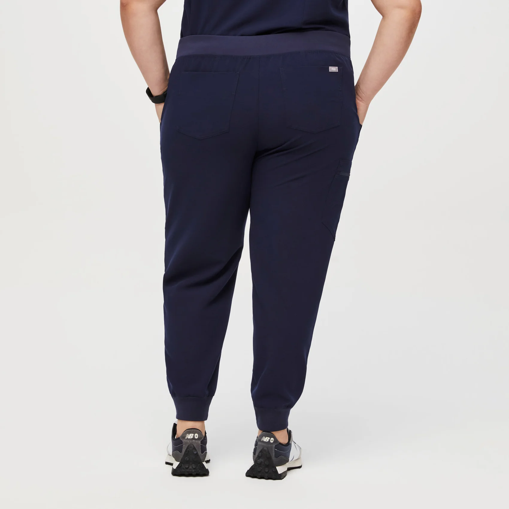 women's Navy Zamora™ - Jogger Scrub Pants (3XL - 6XL) - Image 4