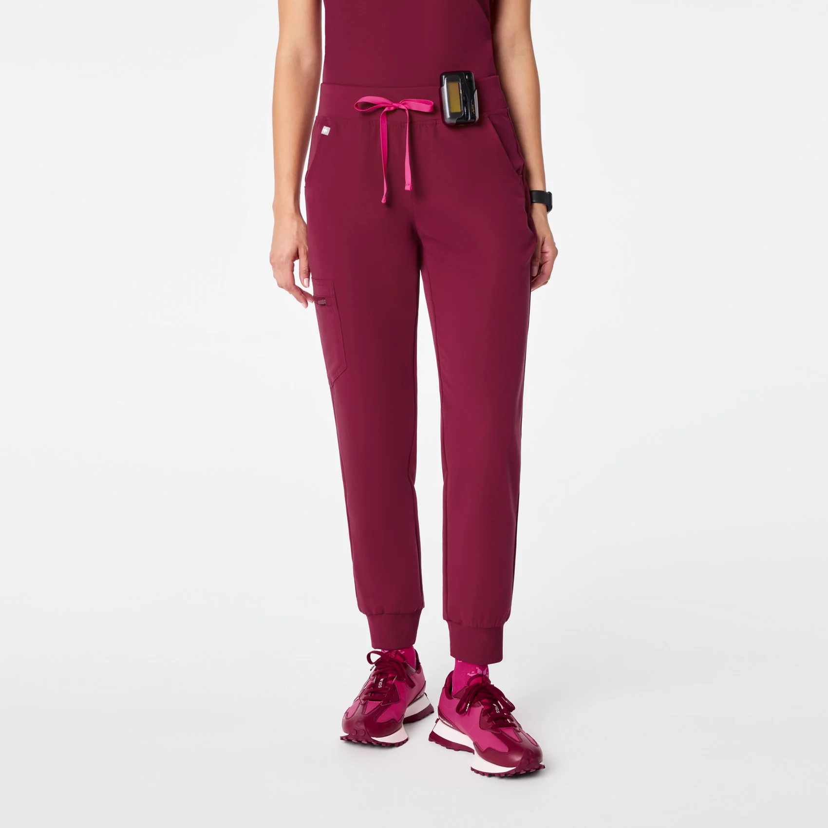 women's Deep Cranberry Zamora - Tall Jogger Scrub Pant™