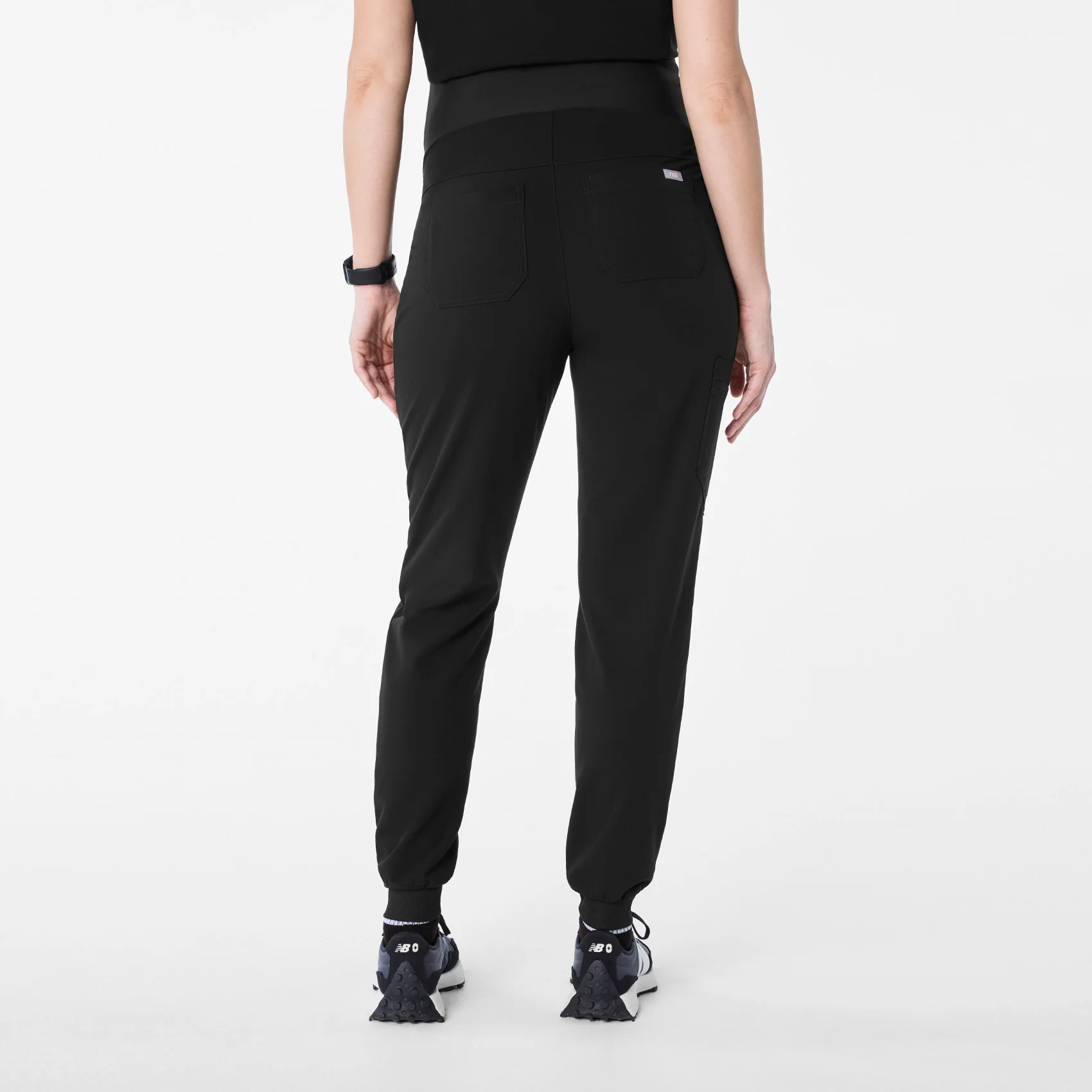 women's Black Zamora - Maternity Jogger Scrub Pant™ - Image 4