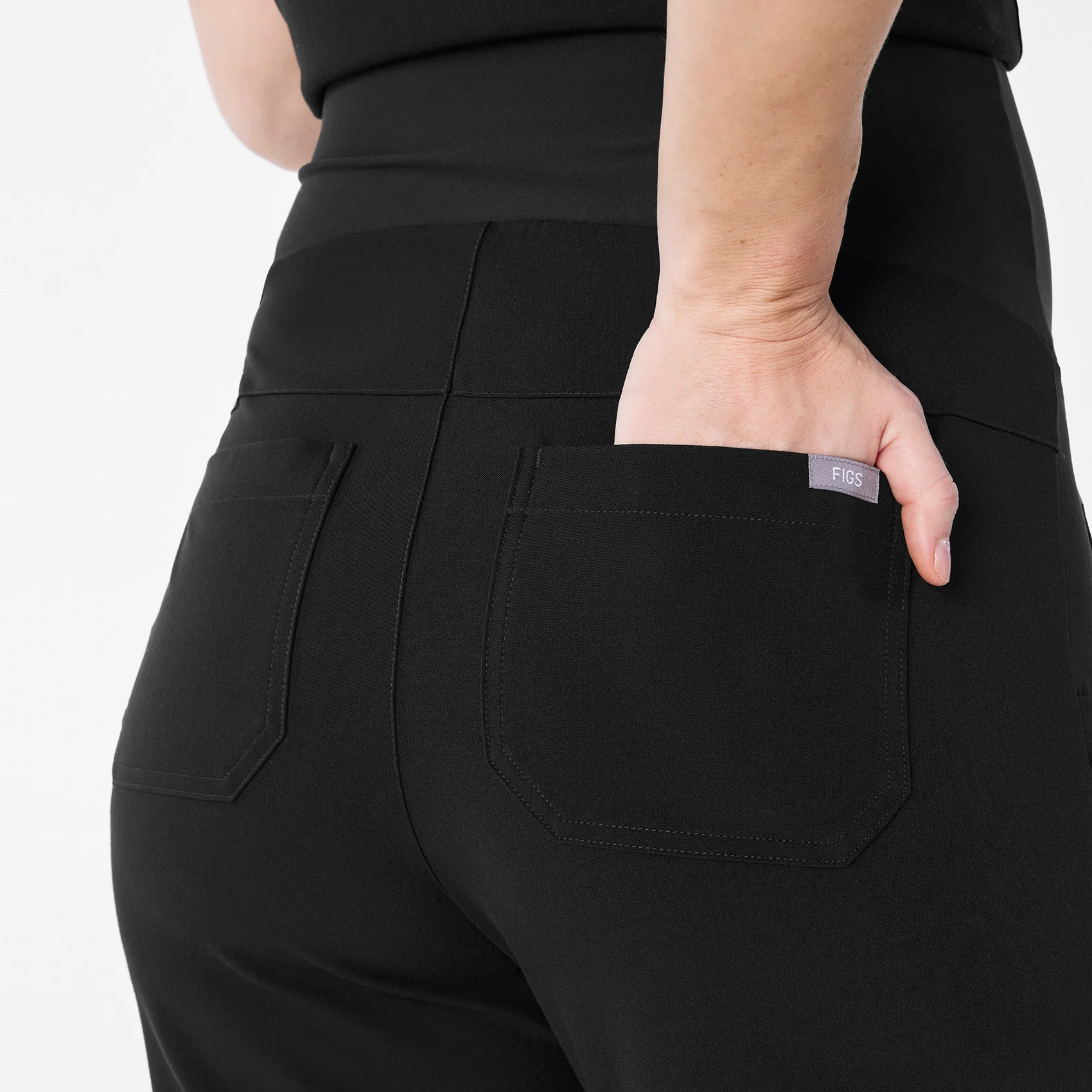 women's Black Zamora - Maternity Jogger Scrub Pant™ - Image 7