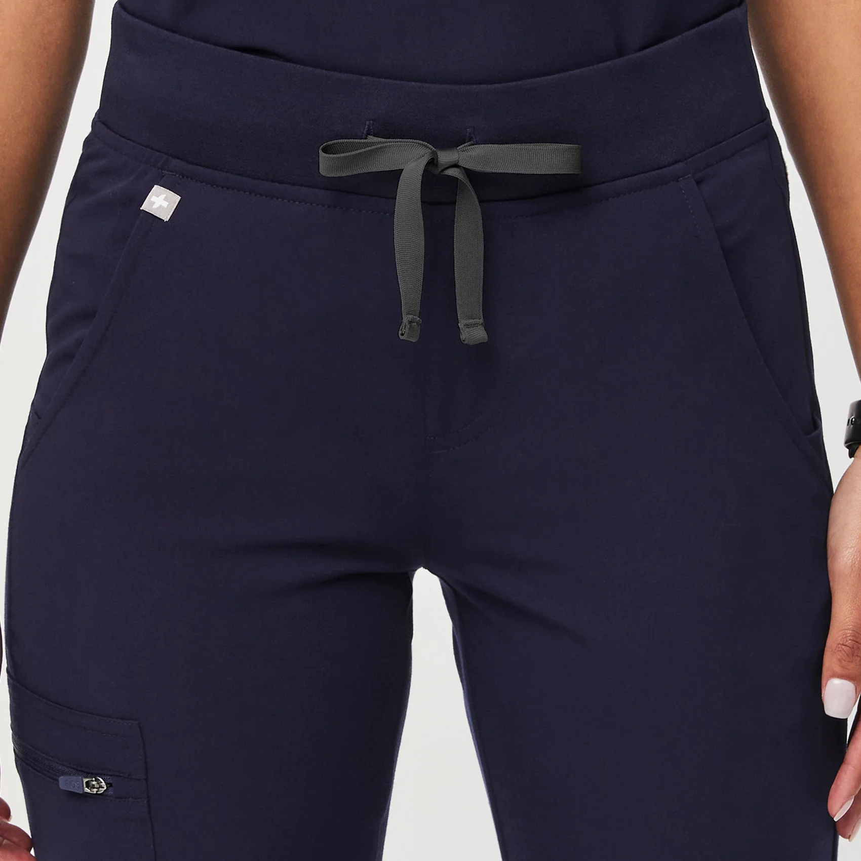Women's Navy Zamora™ - Petite Jogger Scrub Pants - Image 5