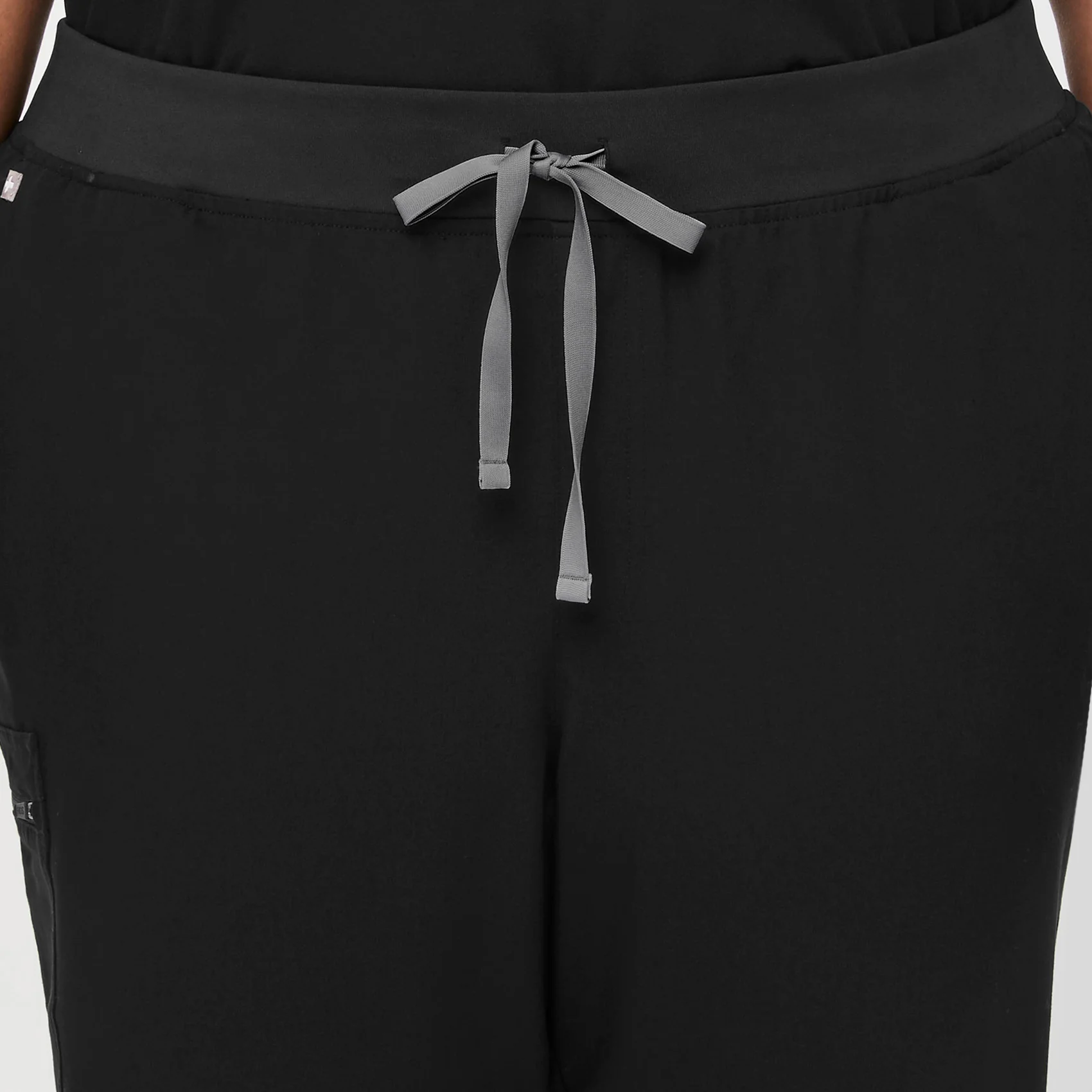 women's Black Zamoraā¢- Petite Jogger Scrub Pants (3XL - 6XL) - Image 5