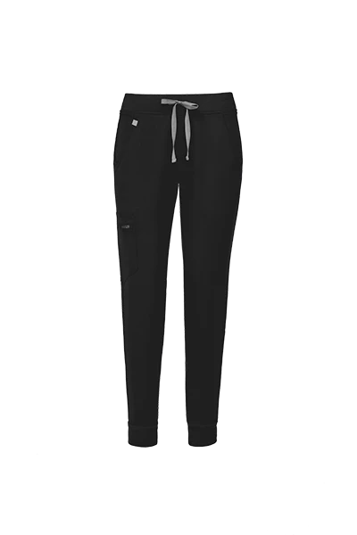 women's Black Zamoraā¢- Petite Jogger Scrub Pants (3XL - 6XL) - Image 7