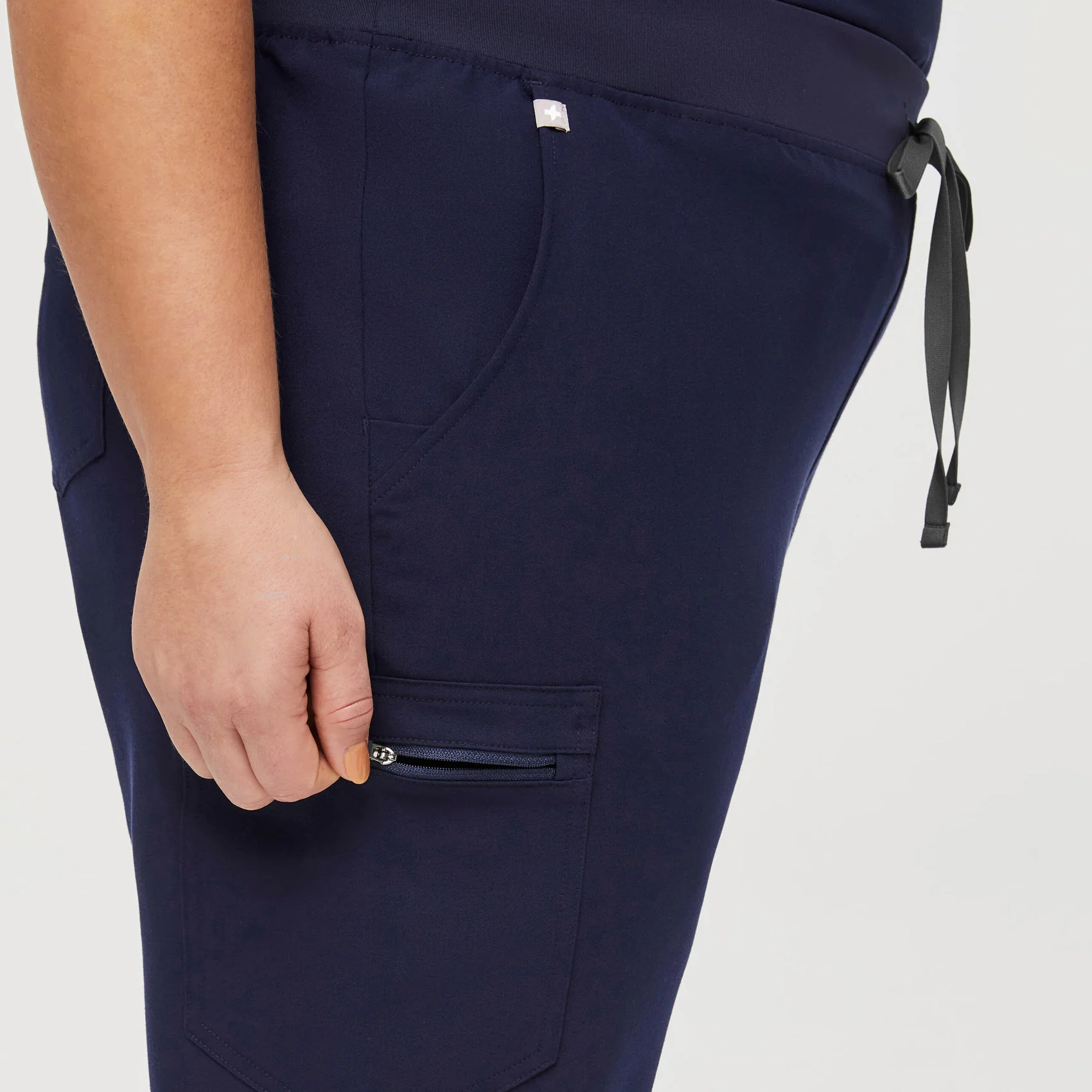 women's Navy Zamora™- Petite Jogger Scrub Pants (3XL - 6XL) - Image 6