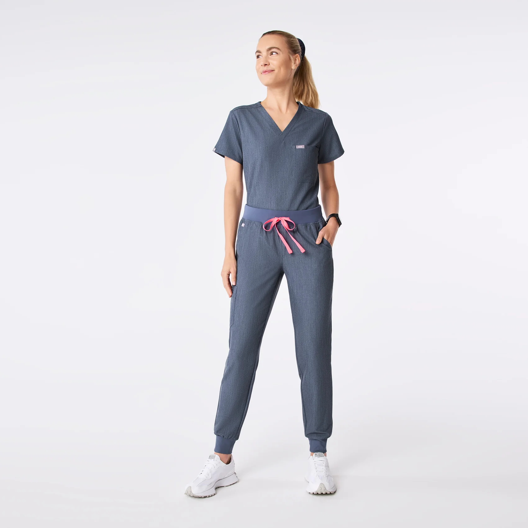 women's Heather Denim Zamora - Tall Jogger Scrub Pant™ - Image 2