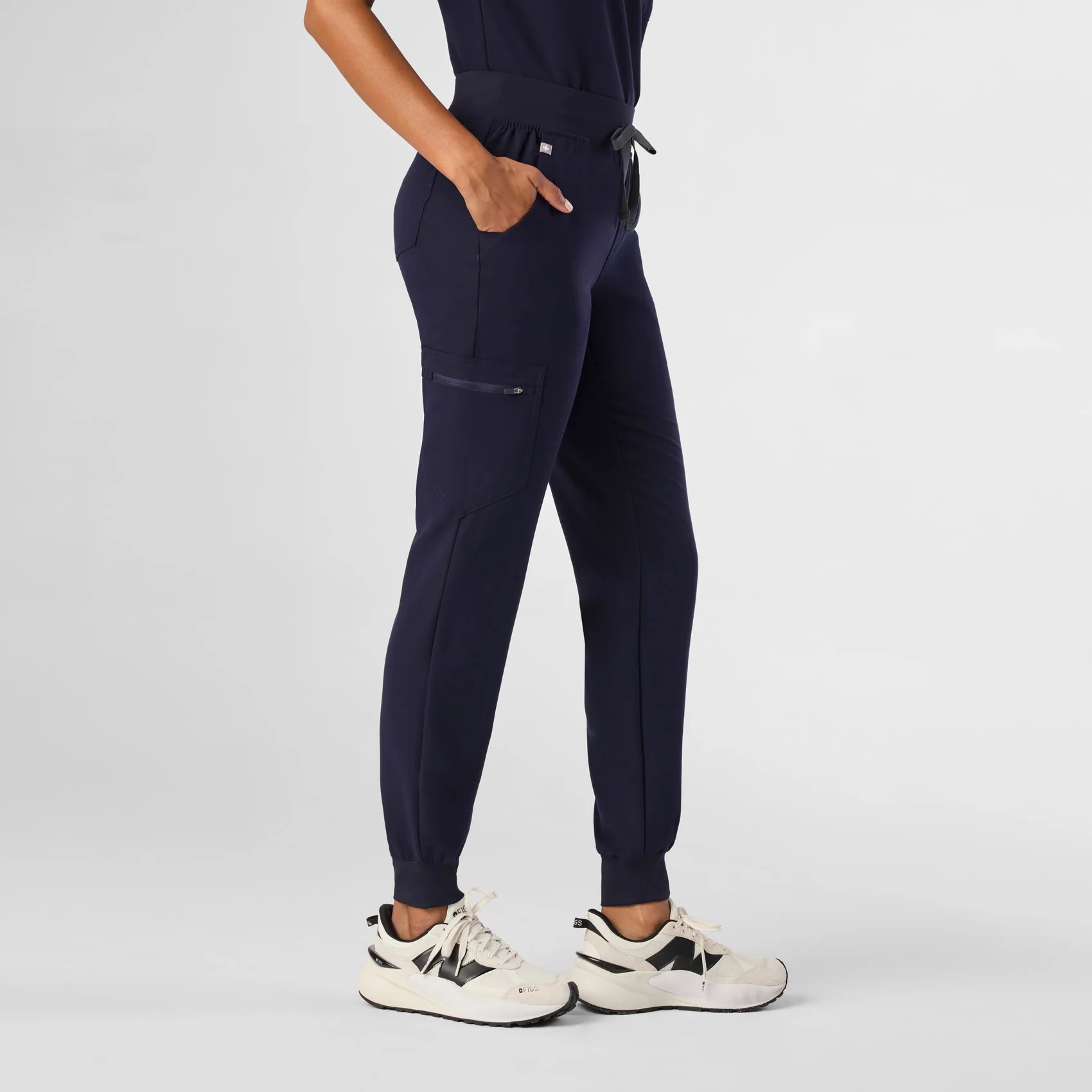Women's Navy Zamora™ - Tall Jogger Scrub Pants - Image 3