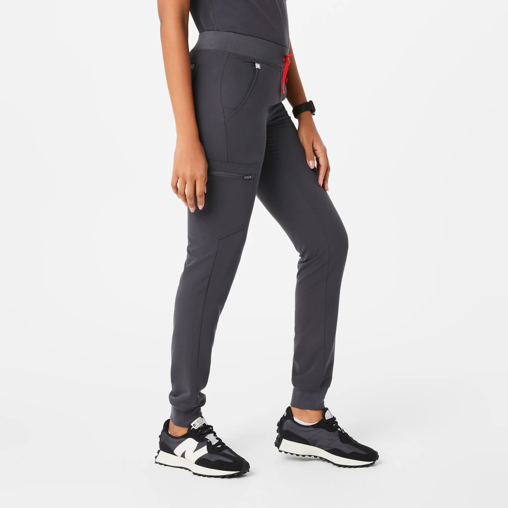 women's Charcoal Zamora™ - Tall Jogger Scrub Pants (3XL - 6XL) - Image 4