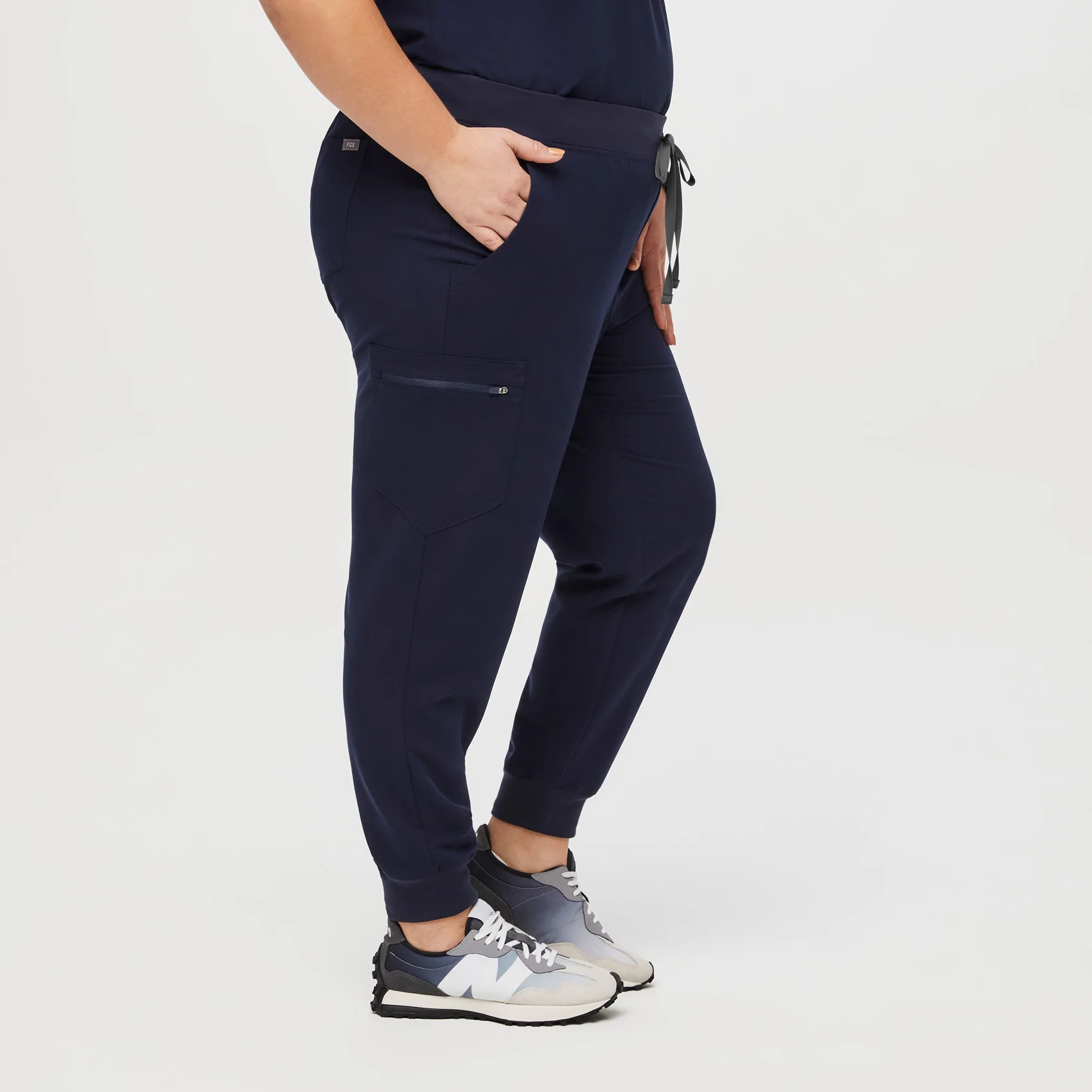 women's Navy Zamora™ - Tall Jogger Scrub Pants (3XL - 6XL) - Image 3